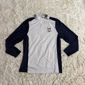 Women’s XXL Navy/White Horseware Long Sleeve Horseback Riding Sunshirt